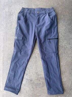 Men's Slate Blue Cargo Pants with Utility Pockets